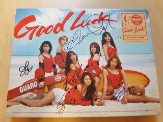 Aoa Signed / Autographed 4th Mini Album Good Luck / No Photo Card Mwave