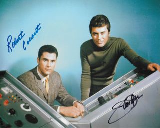 Robert Colbert And James Darren Signed 8x10 Photo - Time Tunnel G23