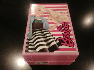2011 Pink Barbie Doll Storage / Carry Case Tara Toy 12555 Clothes