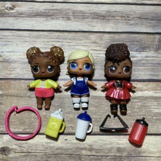 Lol Surprise Dolls Set Of 3 Big Sis Sister Court Champ Thrilla Shorty Baby