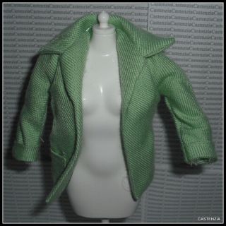 Jacket Mattel Barbie Doll The Birds Tippy Hedron Green Blazer Top Coat Clothing