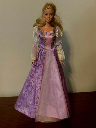 2001 Barbie Doll Growing Hair Rapunzel