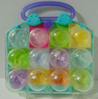 Polly Pockets 2004 Bubble Carrying Case - Clear Clothes Holder