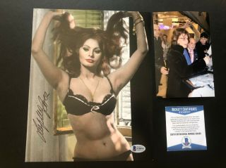 Sophia Loren Hot Signed Autographed Classic Sexy 8x10 Photo Beckett Bas
