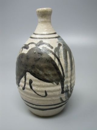 Vintage Pottery Vase Artist Signed Jt Abernathy Studio Art Pottery 7 "