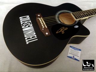 Cole Swindell Autographed Signed Guitar W/ Beckett (bas) -