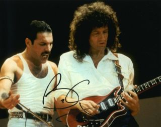 Brian May Queen 8x10 Photo Signed Autographed