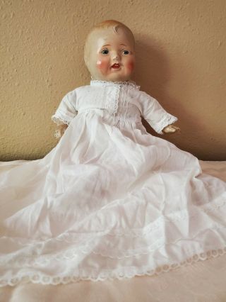 Sweet Antique Composition And Cloth Baby Doll