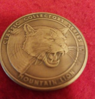 National Rifle Association Classic Collectors Series Mountain Lion Token Coin