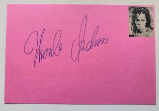 Ursula Andress - Signed In 1967 - James Bond - Autographed In Fountain Pen
