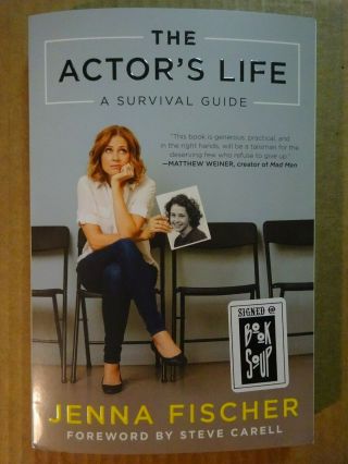 Signed Jenna Fischer Autographed Paperback Book " The Actor 