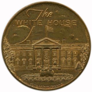 U.  S.  Capitol Washington D.  C.  The White House Commemorative Bronze Token