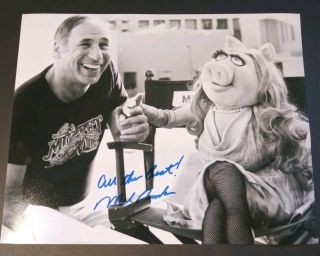 Mel Brooks Young Comedy Legend Signed Autographed 11x14 Miss Piggy Photo