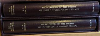 Encyclopedia Of The Colors Of United States Postage Stamps.  Vols.  1 - 4