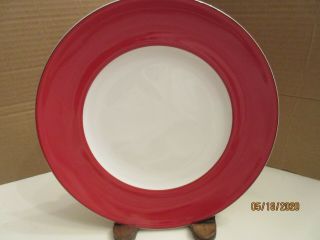 FOUR LENOX KATE SPADE RUTHERFORD RED 9 3/8 
