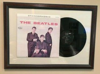 Introducing The Beatles Album Framed John Lennon Paul Mccartney Starr Harrison