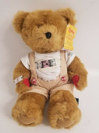 Russ Plush Stuffed Teddy Bear Rufus The Bear With Diabetes Tag Bracelet