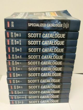 2019 Scott Standard Postage Stamp Catalogues All 12 Volumes A - Z,