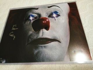 Tim Curry Signed Pennywise Stephen King It 8x10 Photo Beckett Bas Auto