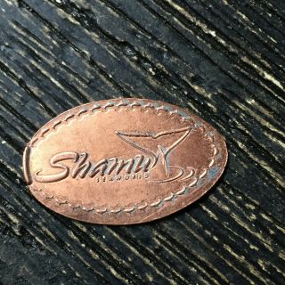 Shamu Whale Tail Sea World Pressed Smashed Elongated Penny P7073