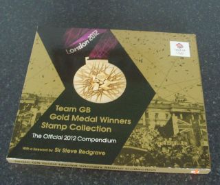 Great Britain Team Gb Gold Medal Winners Stamp London 2012 Olympics Compendium