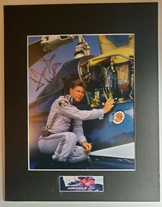 Jan Michael Vincent Authentic Signed 11x14 Custom Matted Photo W/coa Airwolf A1