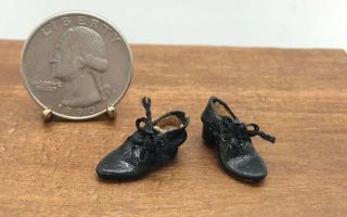 Dollhouse Miniatures Vintage The Doll Cobbler Witch Or School Teacher Shoes