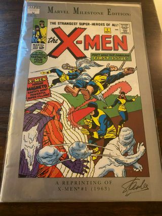 Stan Lee Autographed Special Edition X - Men 1 (1963) Reprint W/