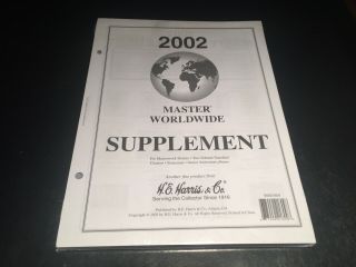 H.  E.  Harris Stamp Album Supplement Master Worldwide - 2002 - &