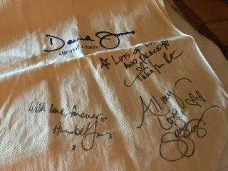 Djemf Tote Bag Signed By Talia,  Sarah,  Annabel Jones Davy Jones Monkees 1