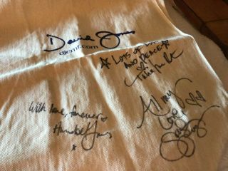 DJEMF Tote Bag Signed by Talia,  Sarah,  Annabel Jones DAVY JONES MONKEES 1 2