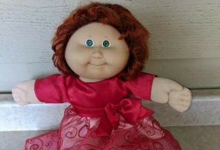 Vintage Cabbage Patch Kids Doll Red Corn Silk Hair 1983 P