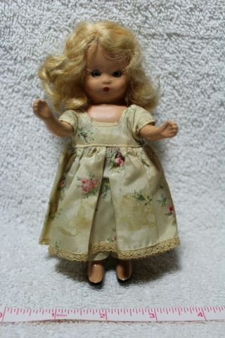 Vintage Bisque Nancy Ann Storybook Doll 5.  5 " (sleepy Eyes,  Arms & Legs Move)