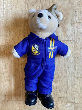 Us Navy (usn) Blue Angels 10in Mini Teddy Bear