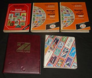 Stanley Gibbons Stamp Catalogues Books Crown Agents Jet Age Stamp Albums