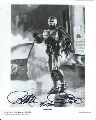 Peter Weller Signed Robocop 2 Promo 8x10 Photo 1