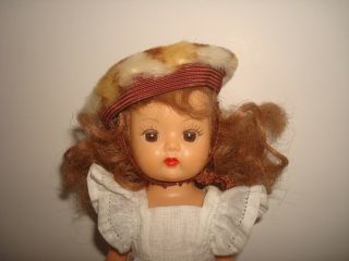 Vtg 1950s Muffie Doll Leopard Fur Hat 903 Fit Mdm Alex/jill/ginny Vogue/lmr/8 "