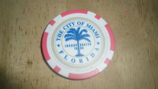 Fun - Florida United Numismatics Casino Style Chip - Miami