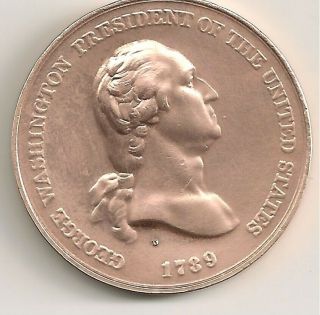 1789 D George Washington Peace & Friendship Medal