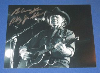 Billy Joe Shaver Signed Autographed 8x10 Photo 5 (exact Proof) Old 5 & Dimers