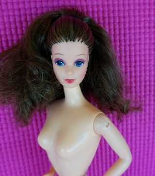 Vintage Steffie Barbie Doll Brunette Mattel Ooak