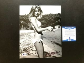 Catherine Deneuve Signed Autographed Classic Sexy 8x10 Photo Beckett Bas