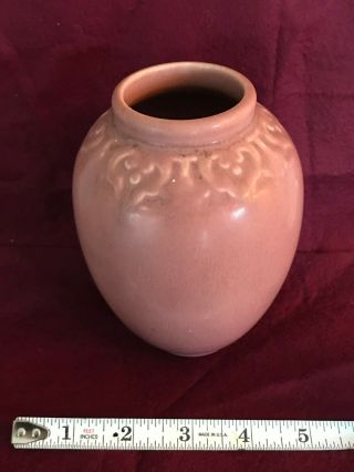 Rookwood Pottery Arts & Craft Vase Matte Pink1921 Pattern 2218