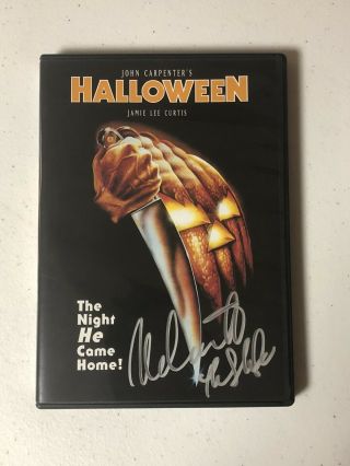 Halloween Michael Myers Nick Castle Signed Autographed Dvd Cover W/ Exact Proof
