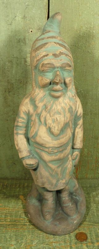 Antique Vintage Brush Mccoy Pottery Garden Gnome Figure
