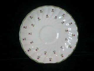 JOHNSON BROTHERS LAURA ASHLEY THISTLE RED DAINTY FLOWERS 9 CUPS & SAUCERS 3
