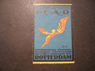 Cinderella / Poster Stamp Aviation 1922 Rotterdam