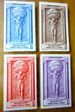 Cinderella/poster Stamp - France 1925 Exposition Philatélique Paris 348