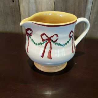 Nicholas Mosse Ireland Pottery Swag And Bow Ribbons Creamer Pitcher 3 " (3 Avail)