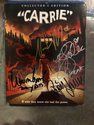 Carrie Collectors Edition Signed By Cast Dvd